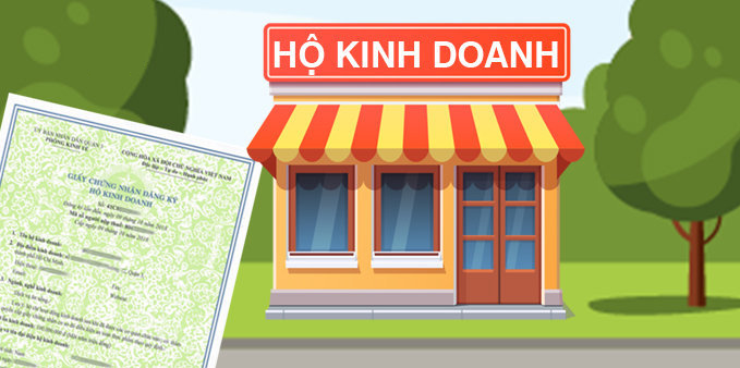 Minh họa cửa hàng hộ kinh doanh